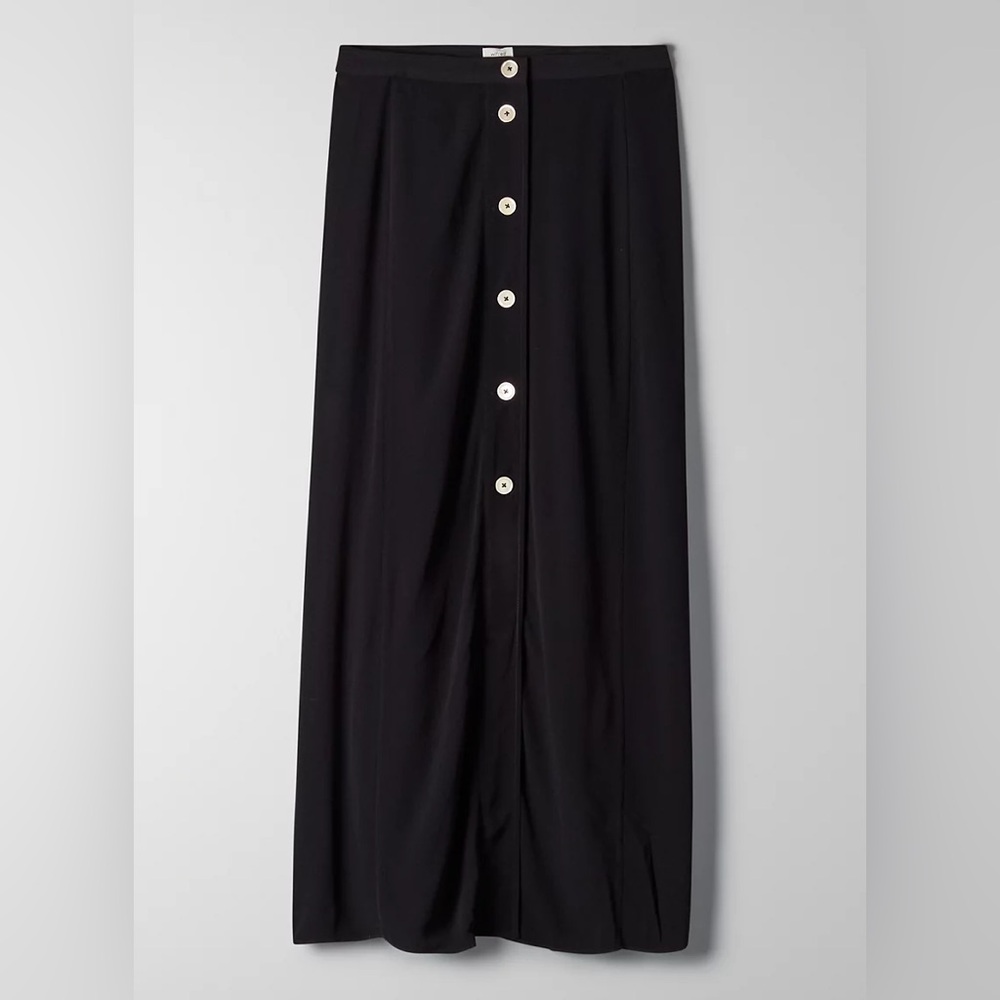 Aritzia Wilfred Black Amelie skirt